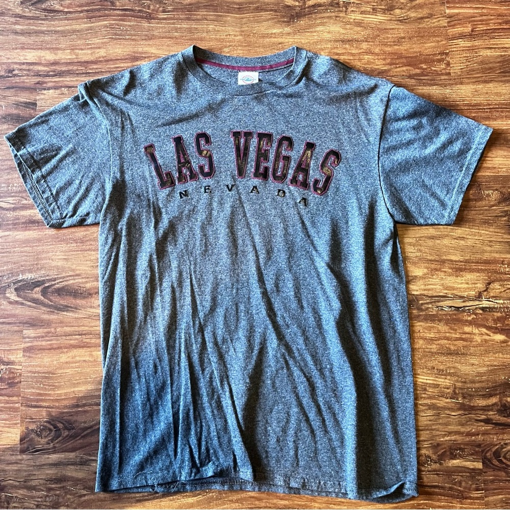 Men's Gray Las Vegas Nevada T-Shirt